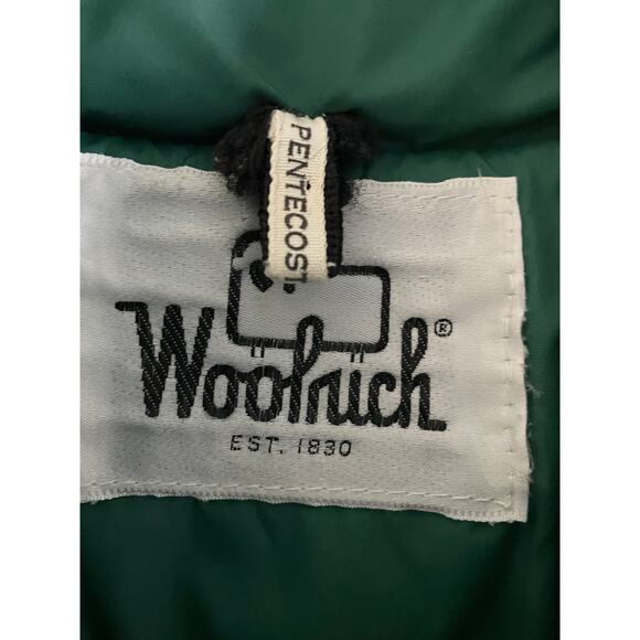 Vintage Woolrich Green Puffer Vest - Picture 2 of 6